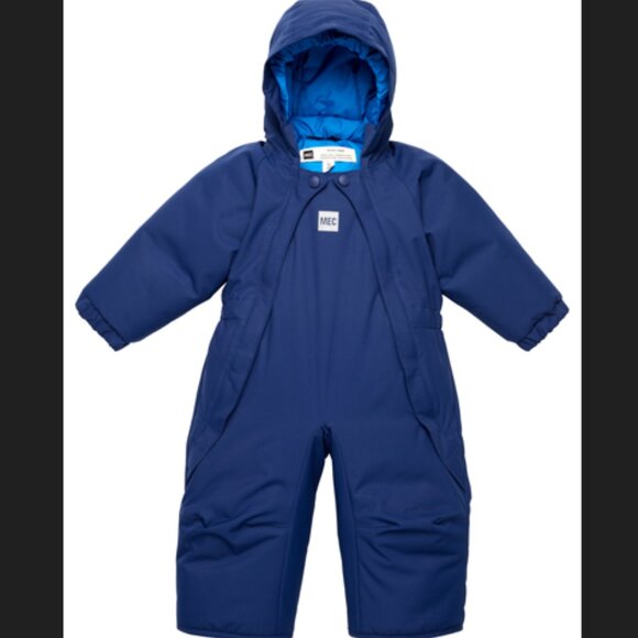 BLUE HOODED MEC TOASTER SNOWSUIT - Picture 1 of 3